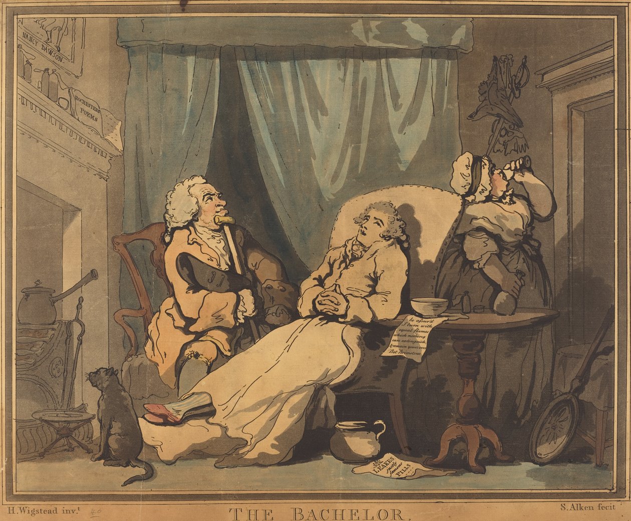 A Bachelor alkotó: Samuel Alken after H. Wigstead