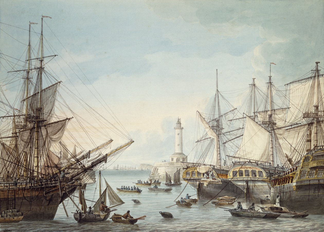 Ramsgate, 1805 alkotó: Samuel Atkins
