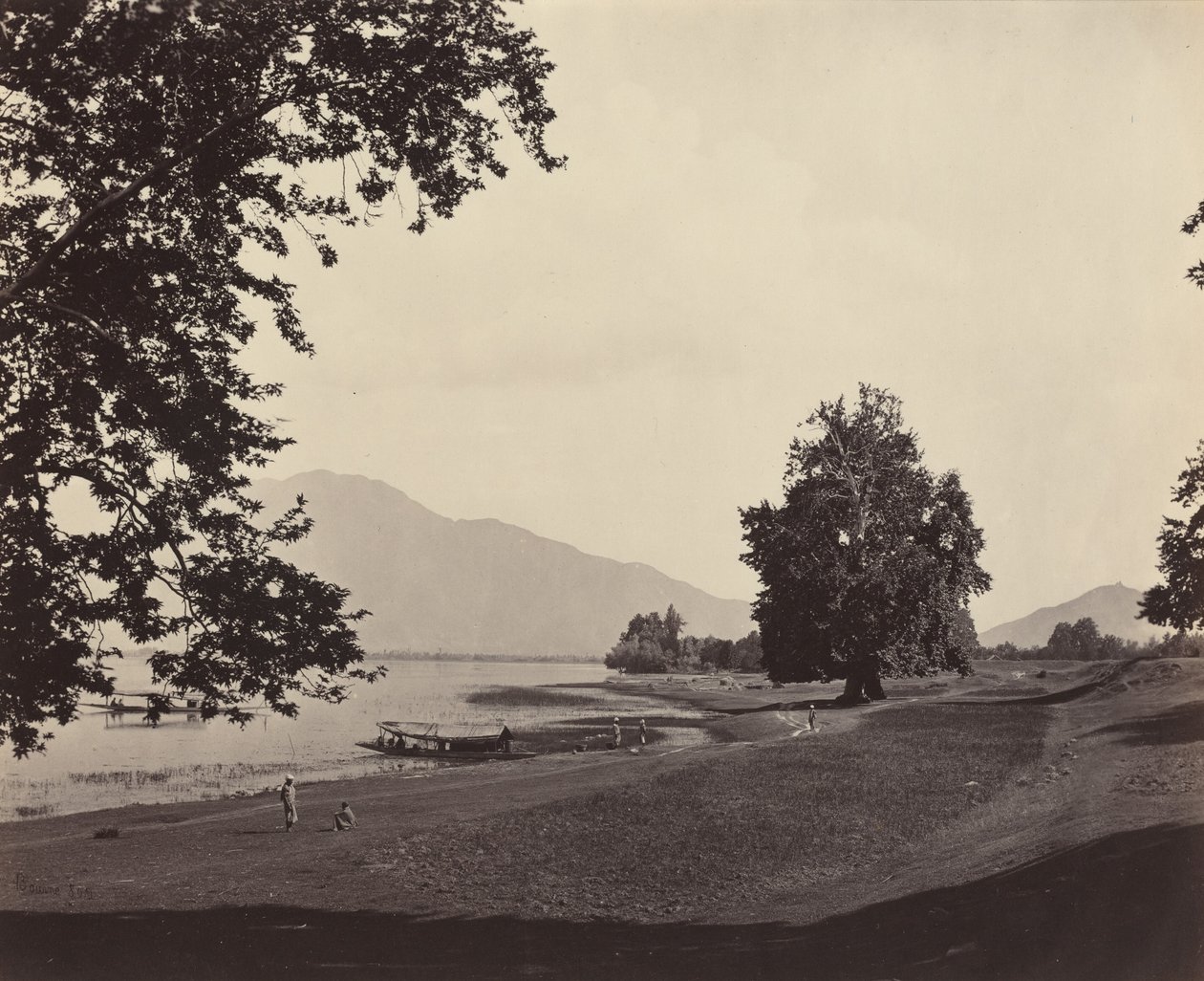 Kasmíri jelenet,c. 1865 (fotó) alkotó: Samuel Bourne