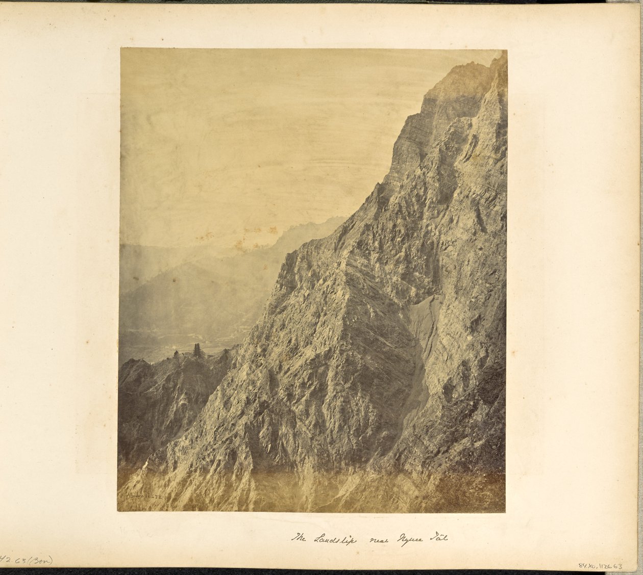Nynee Tal; The Landslip alkotó: Samuel Bourne