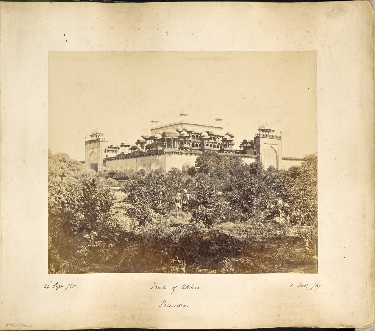 Secundra; Akbar mauzóleuma alkotó: Samuel Bourne