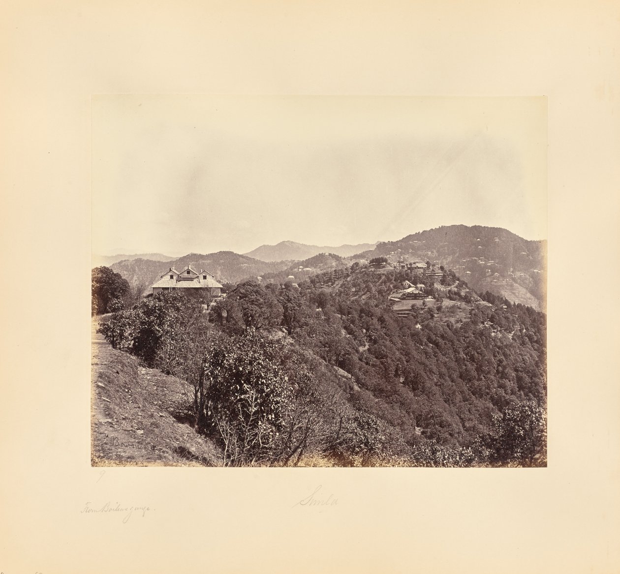Simla; Boileaugange-tól alkotó: Samuel Bourne
