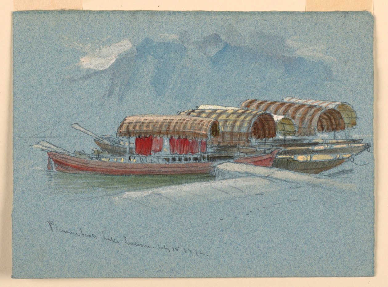 Élményhajók, Luzerni-tó alkotó: Samuel Colman