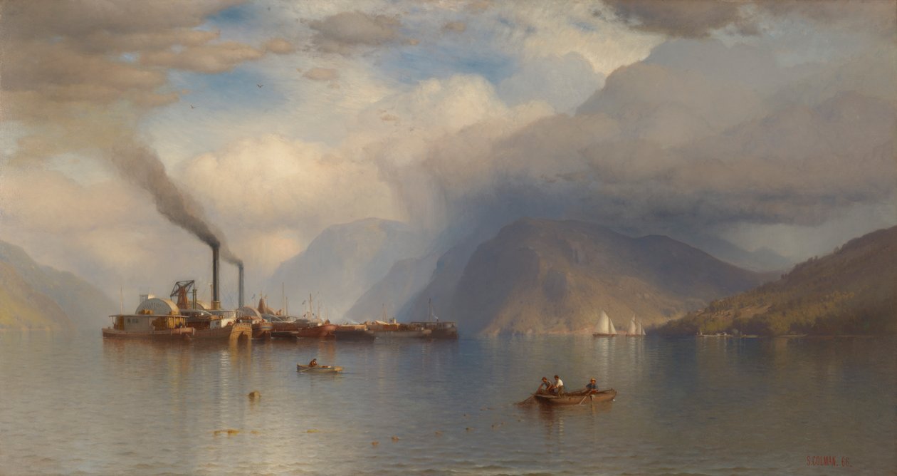 Viharkirály a Hudsonon, 1866. alkotó: Samuel Colman