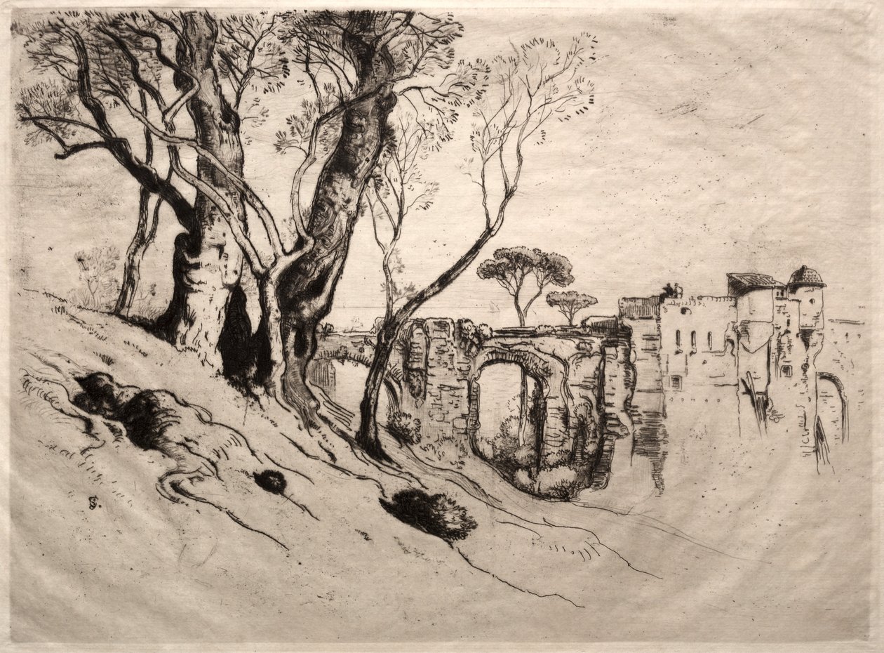 A Riviéra olajfái alkotó: Samuel Colman