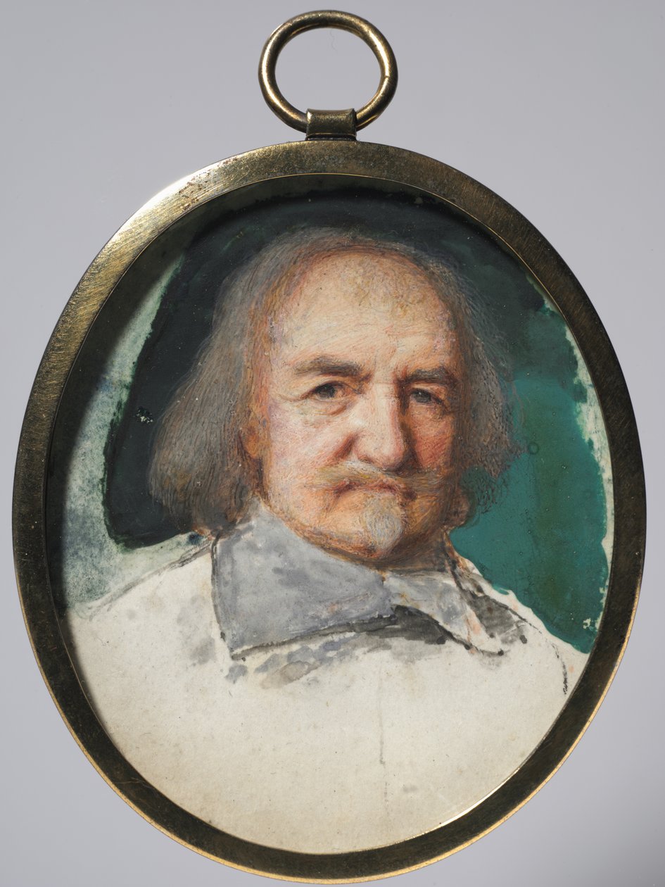 Thomas Hobbes portréja, c. 1660. alkotó: Samuel Cooper