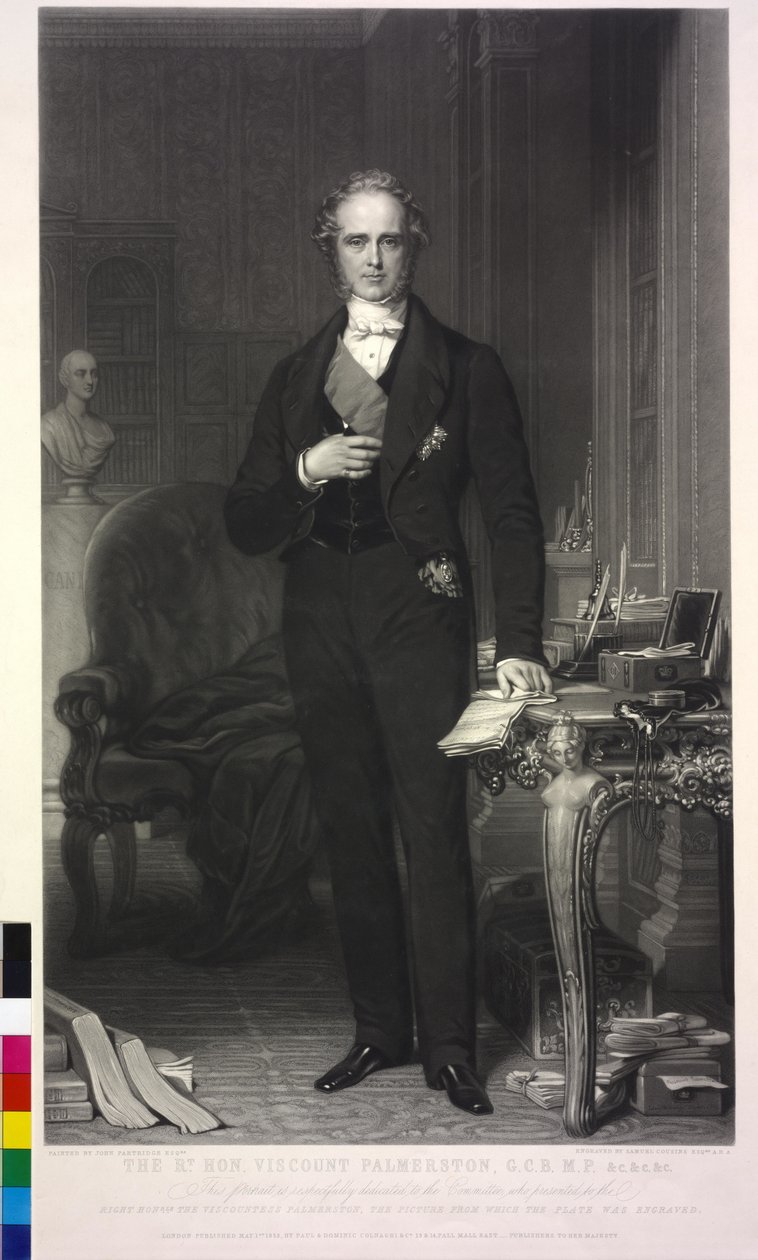 3. Palmerston Temple vikomt alkotó: Samuel Cousins