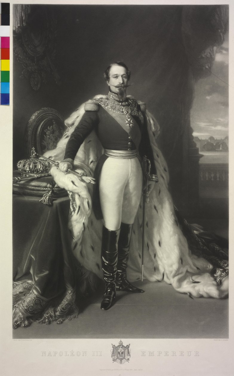 III. Napóleon francia császár alkotó: Samuel Cousins