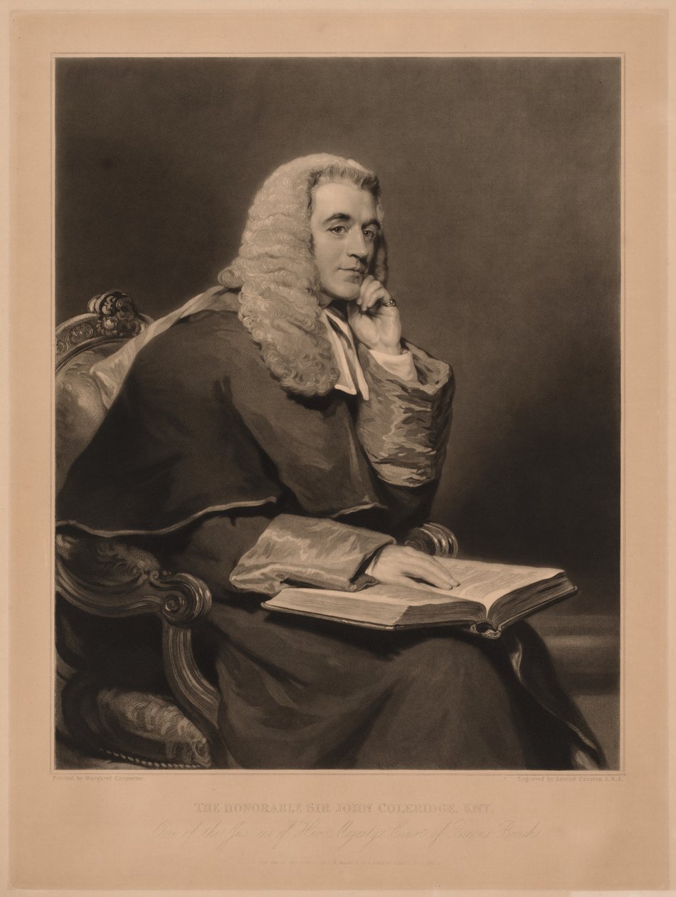 Sir John Taylor Coleridge alkotó: Samuel Cousins