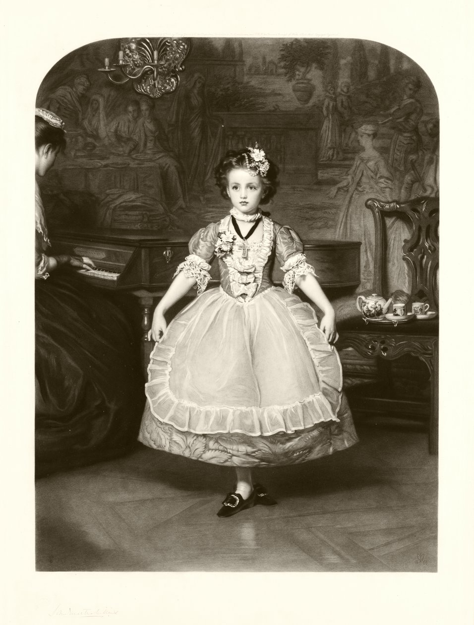 A menüett (mezzotint) alkotó: Samuel Cousins