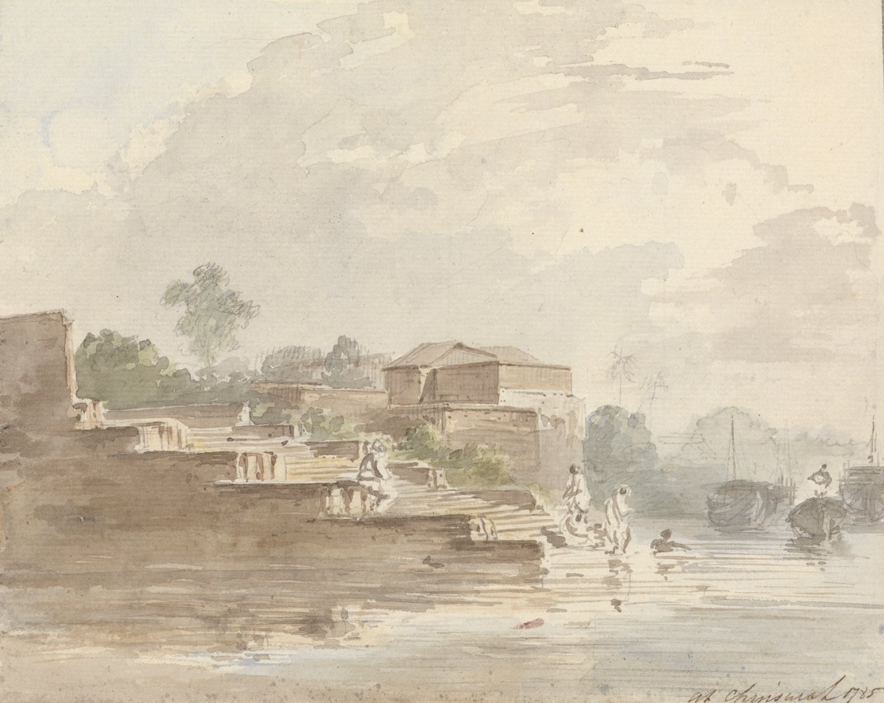 Chinsurában [Chinsura] alkotó: Samuel Davis