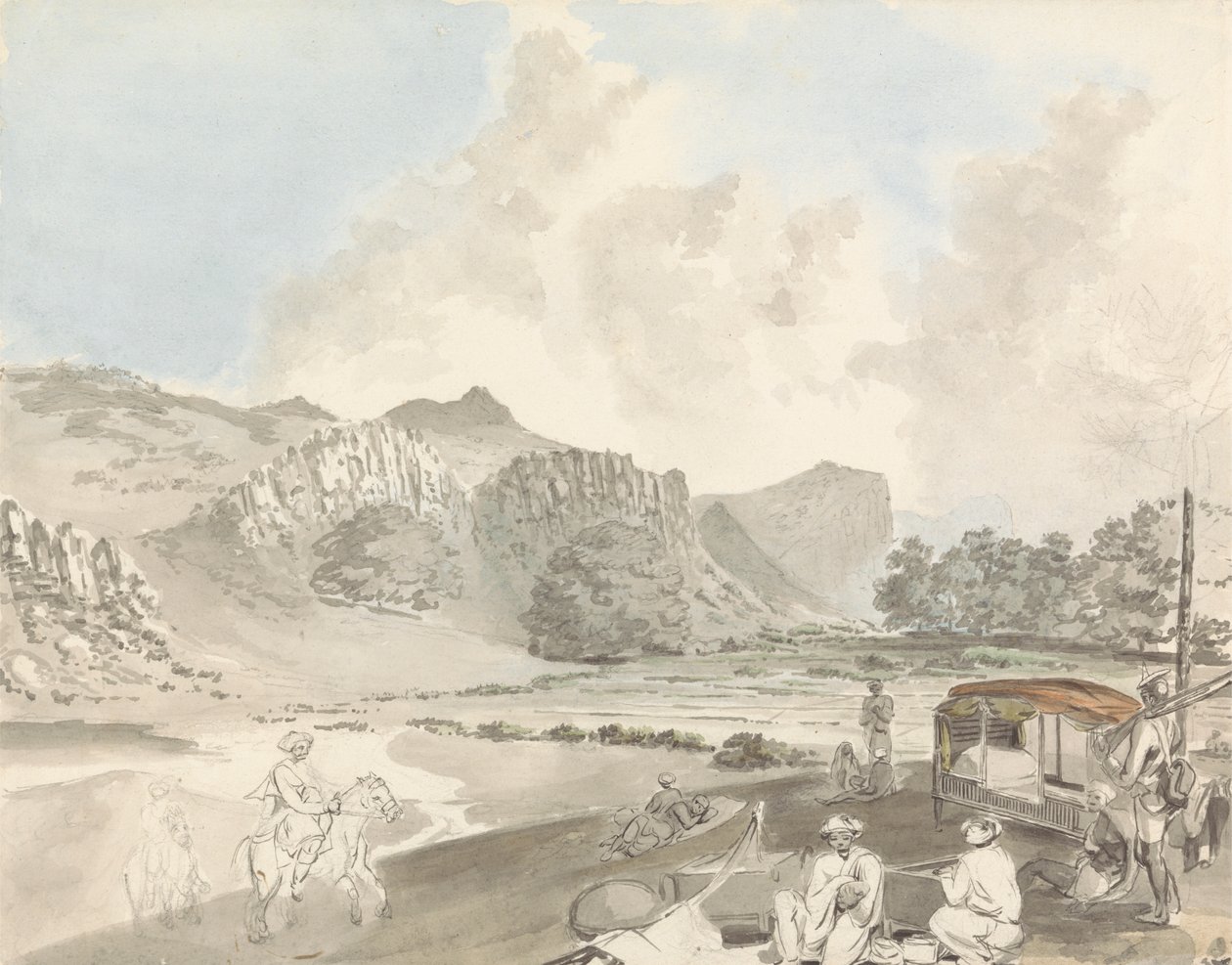 Indiában, márciusban alkotó: Samuel Davis