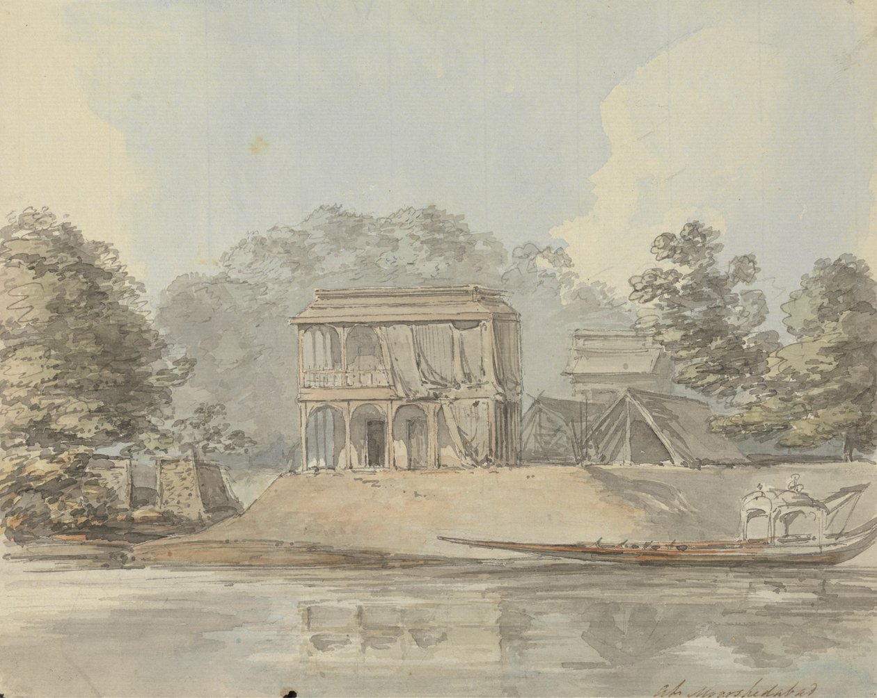 Moorshedabad [Murshidabad] alkotó: Samuel Davis