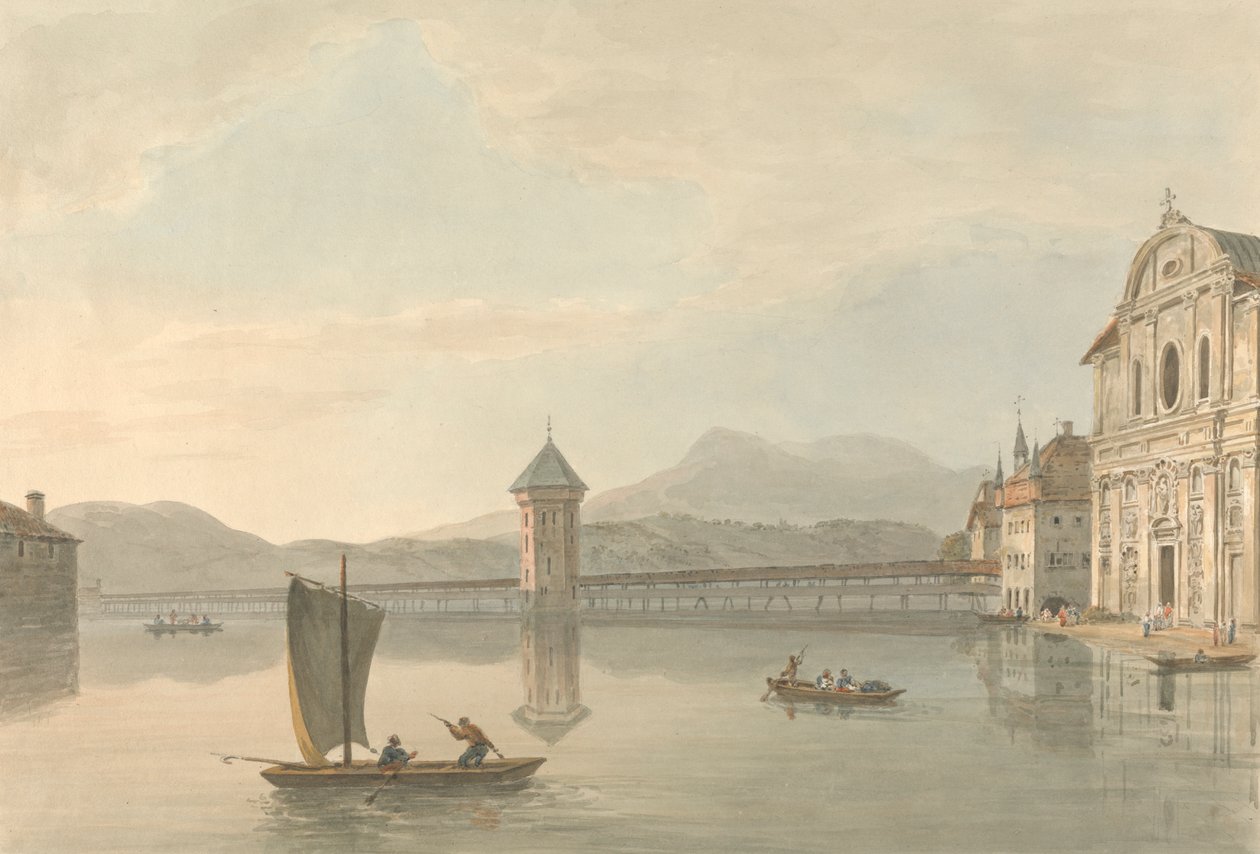 Megtekintés Luzernben: The Jesuits College alkotó: Samuel Davis