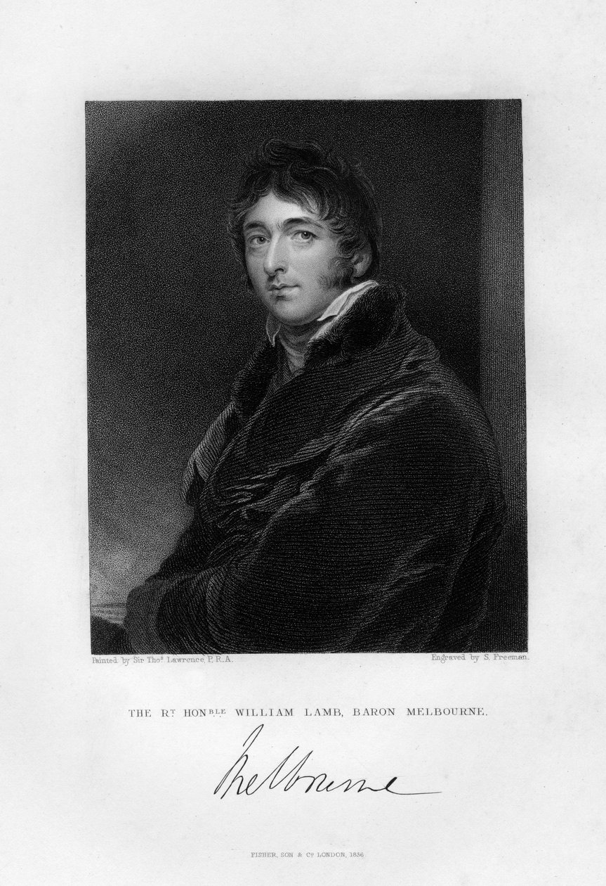 William Lamb 1779-1848, 2. vikomt Melbourne, 1836. alkotó: Samuel Freeman