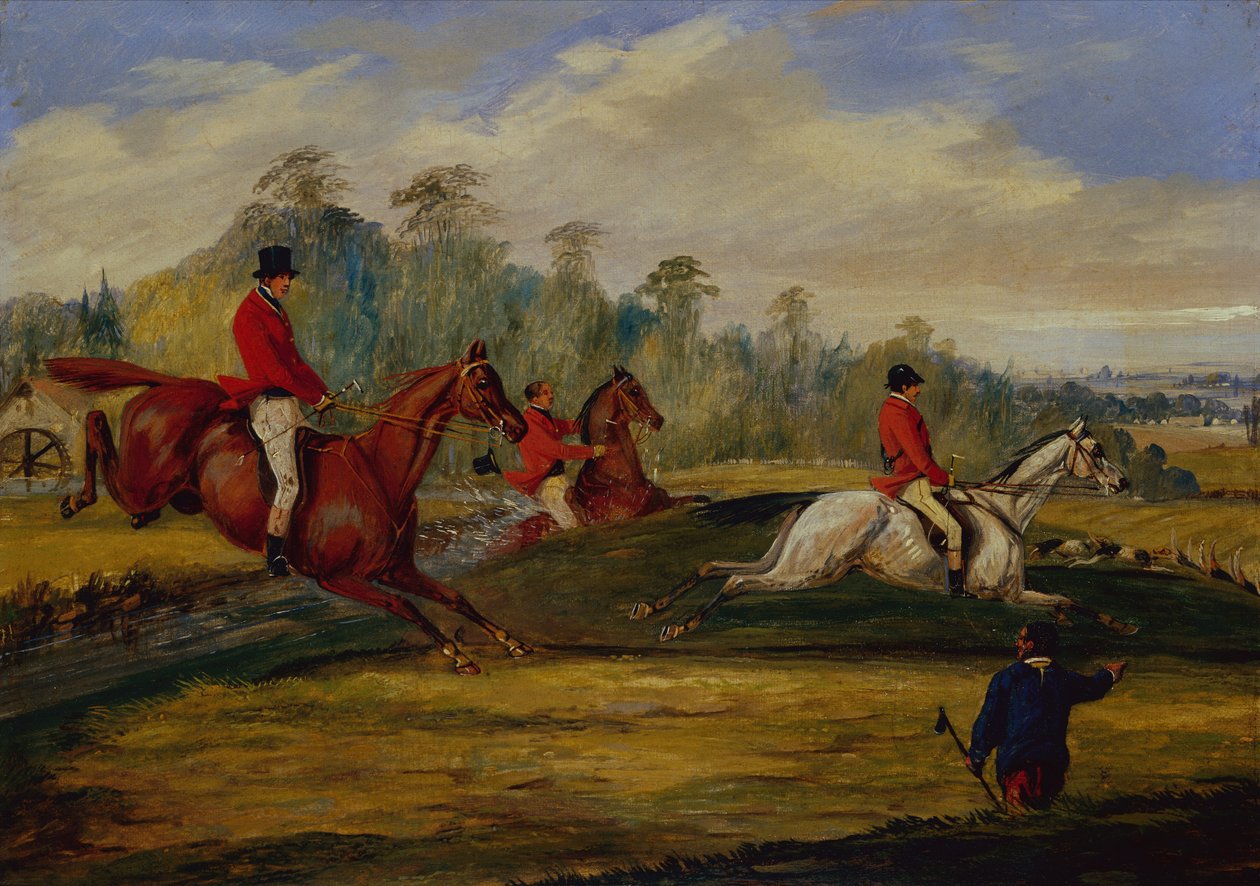 Vadászhely (olaj) alkotó: Samuel Henry Alken