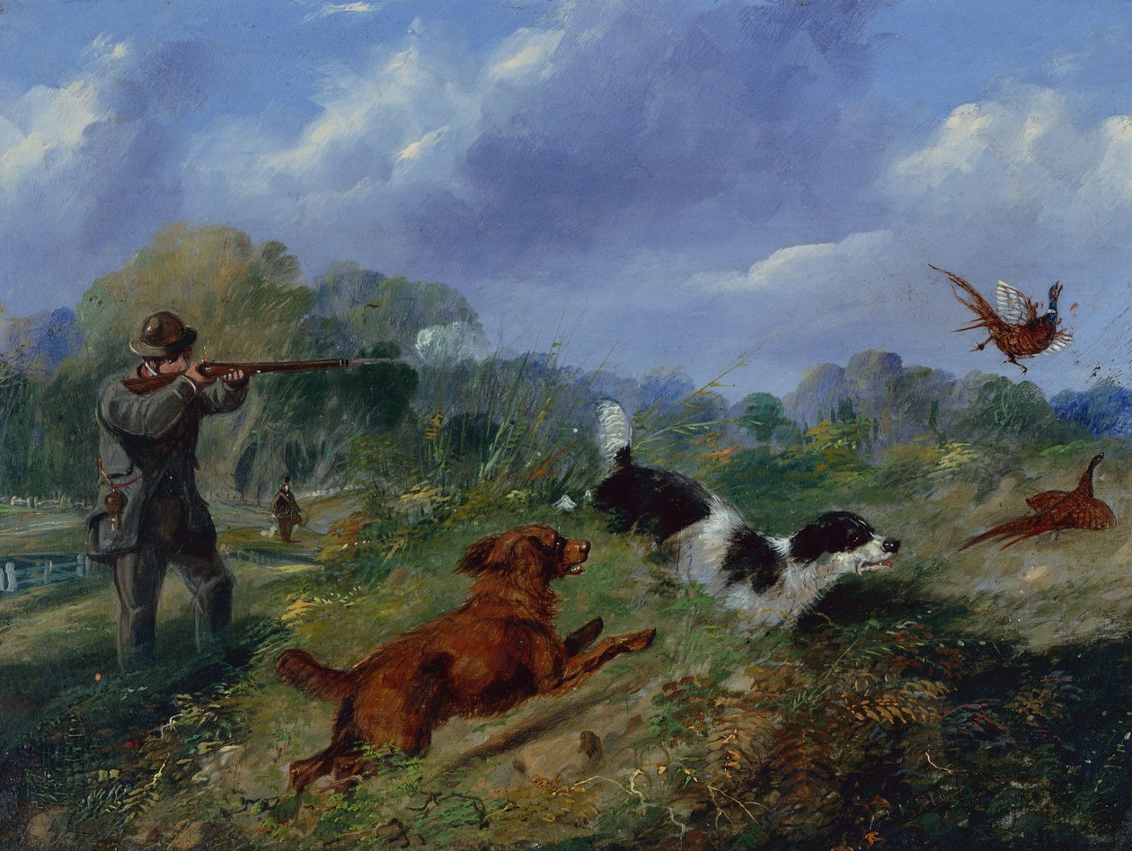 Fácánlövészet (olaj) alkotó: Samuel Henry Alken