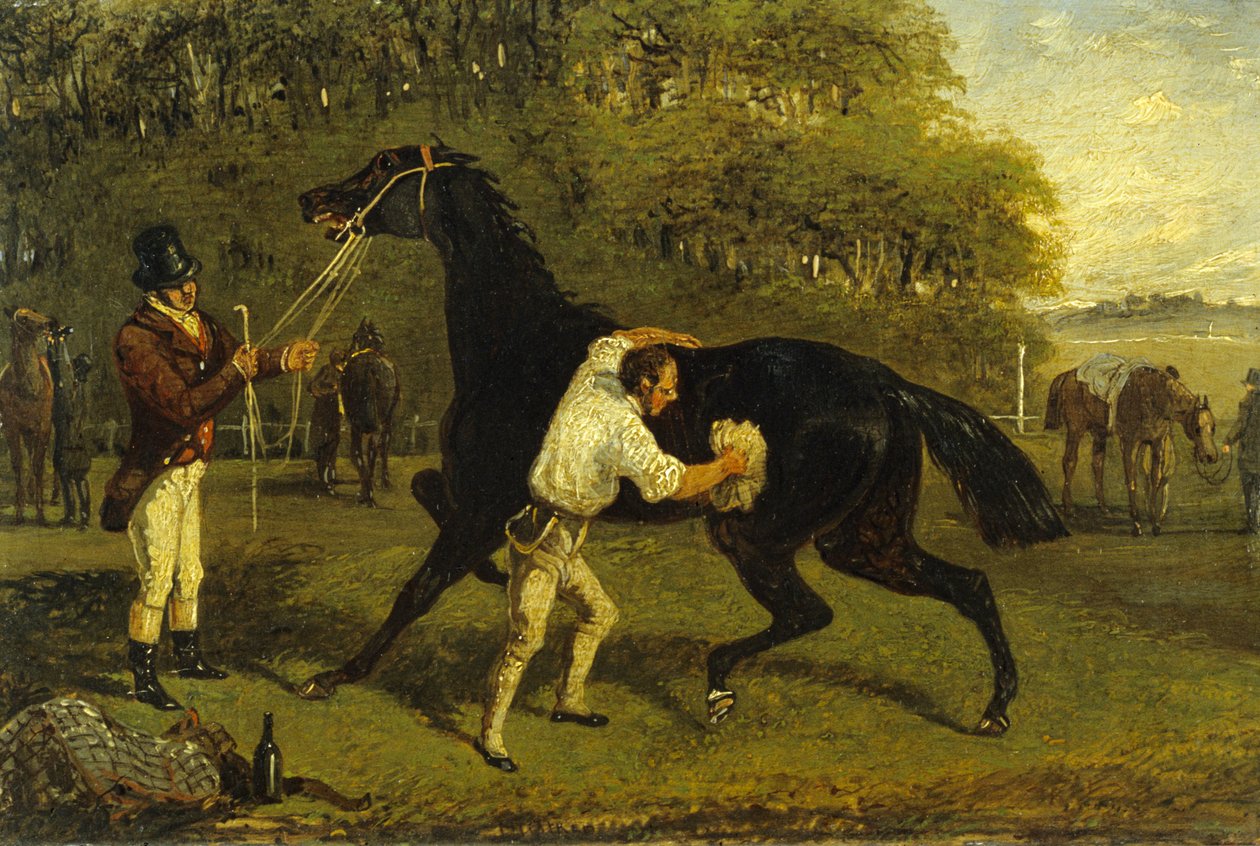 Ledörzsölés (olaj, vászon) alkotó: Samuel Henry Alken