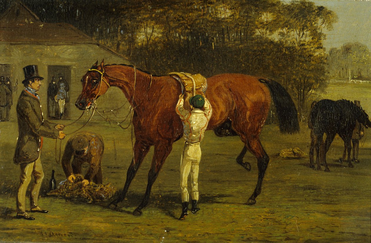 Nyereg (olaj, vászon) alkotó: Samuel Henry Alken