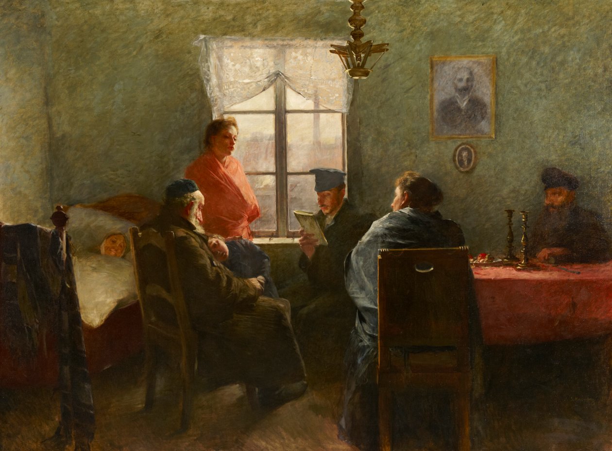 Szombati pihenés alkotó: Samuel Hirszenberg