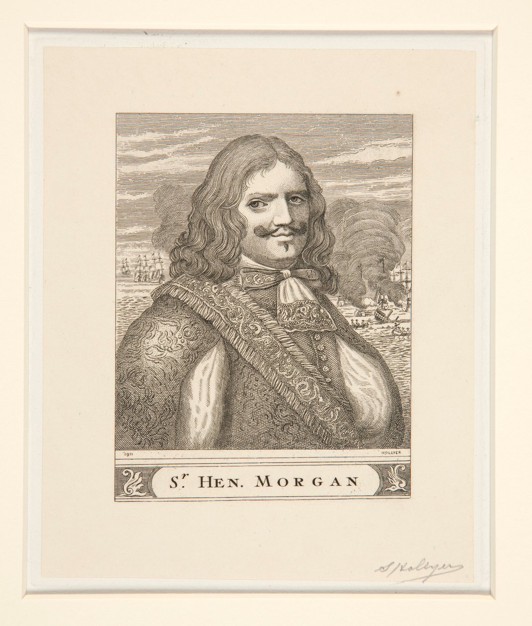 Sir Henry Morgan portréja alkotó: Samuel Hollyer