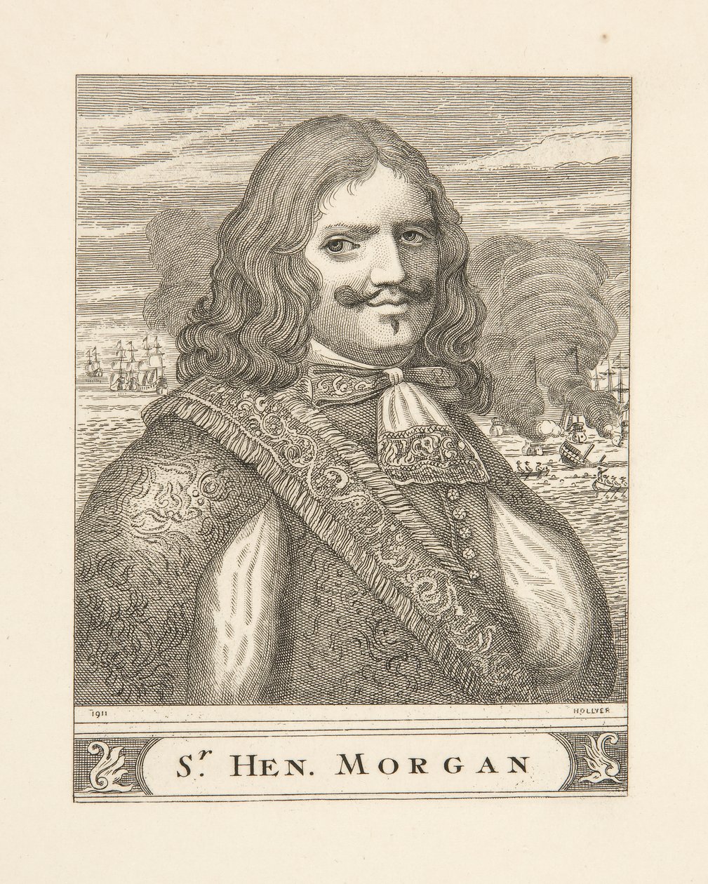 Sir Henry Morgan, pub. 1911 alkotó: Samuel Hollyer
