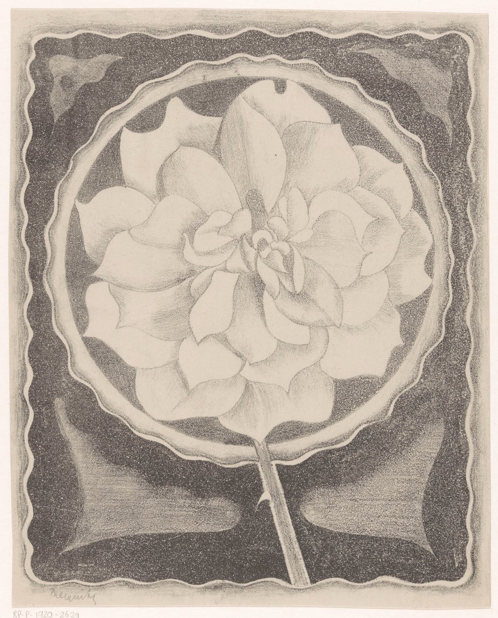 Roos alkotó: Samuel Jessurun de Mesquita (signed by artist)