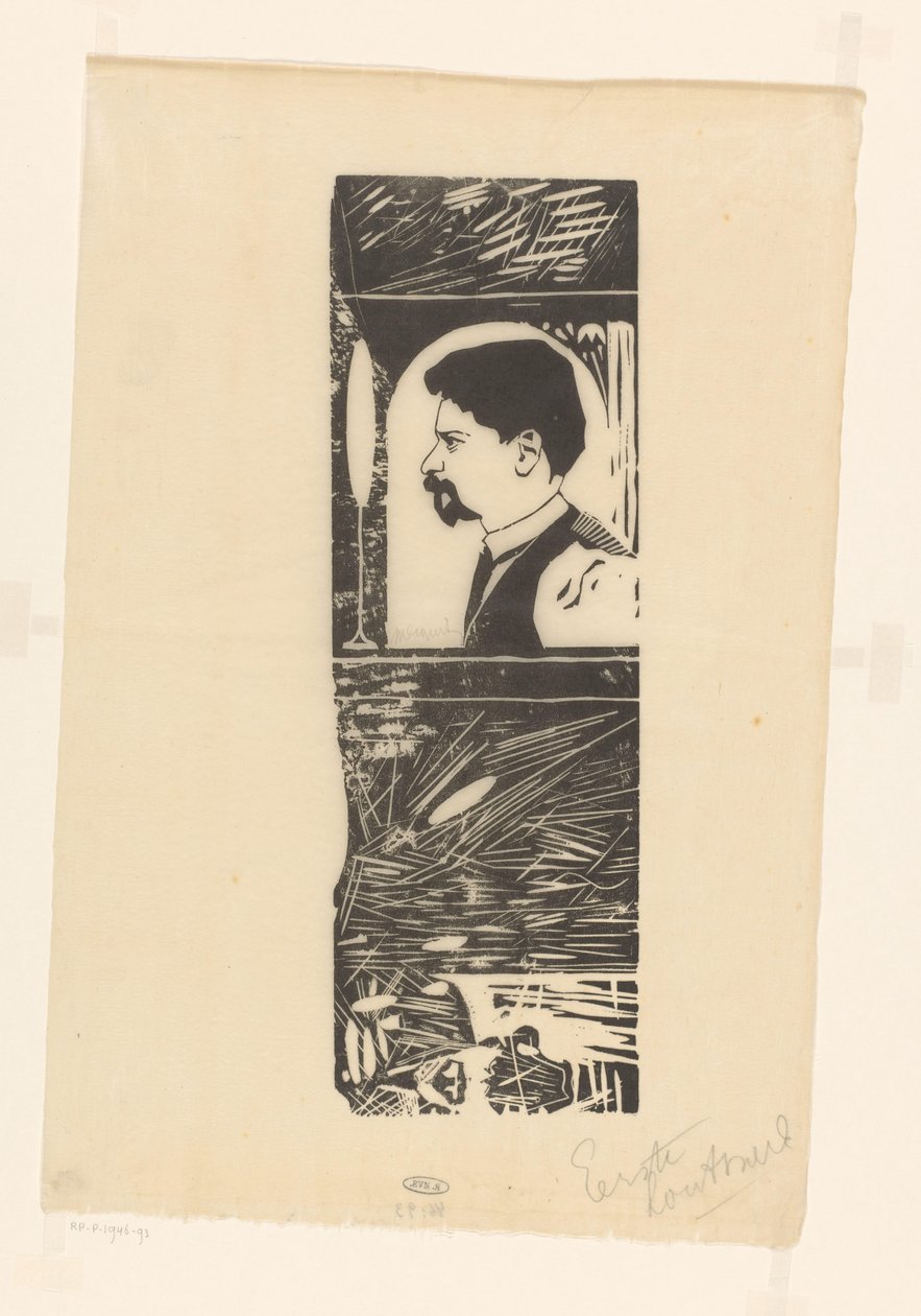 Önarckép alkotó: Samuel Jessurun de Mesquita (signed by artist)