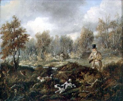 Szalonka lövöldözés (olaj, vászon) alkotó: Samuel John Egbert Jones