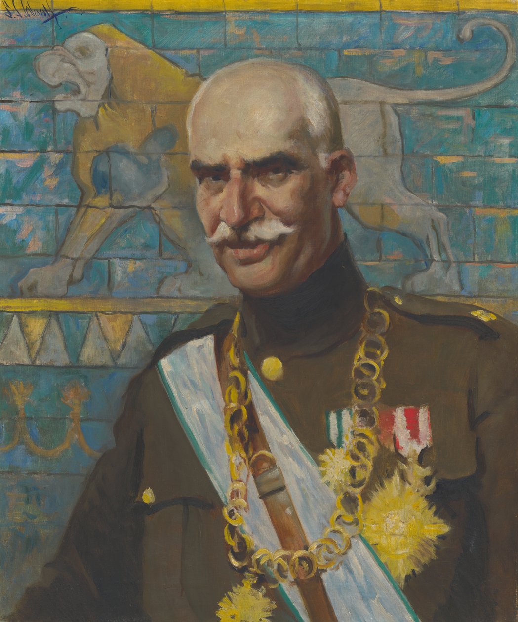 Reza Shah Pahlavi, 1938. alkotó: Samuel Johnson Woolf