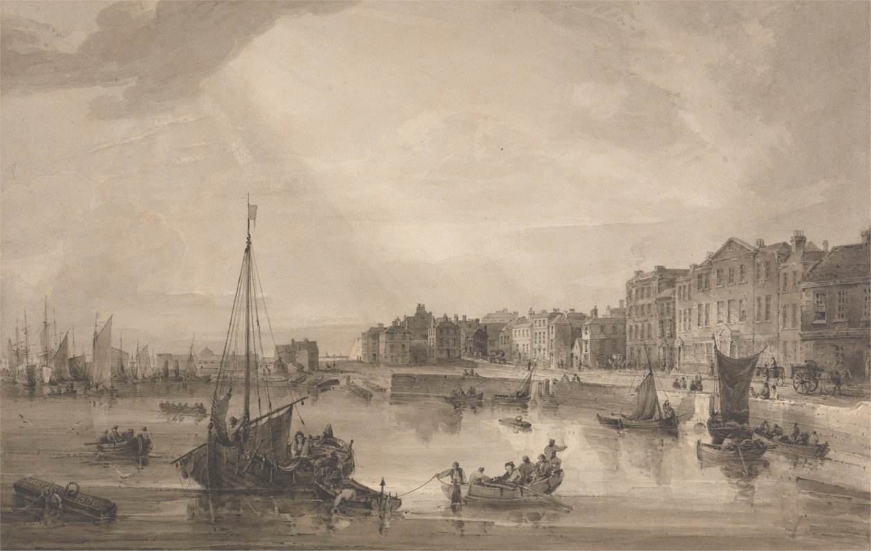 Margate Harbor alkotó: Samuel Owen