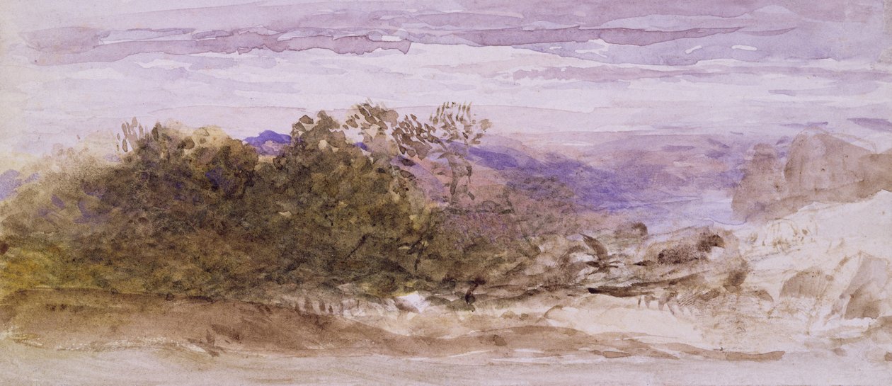 Abinger, Surrey (akvarell) alkotó: Samuel Palmer