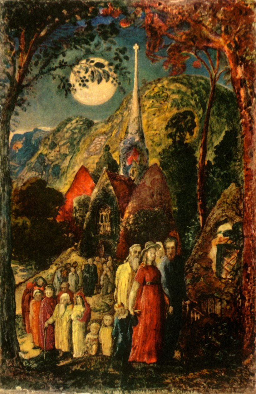„Az esti templomból jövök”, 1830, 1947. alkotó: Samuel Palmer