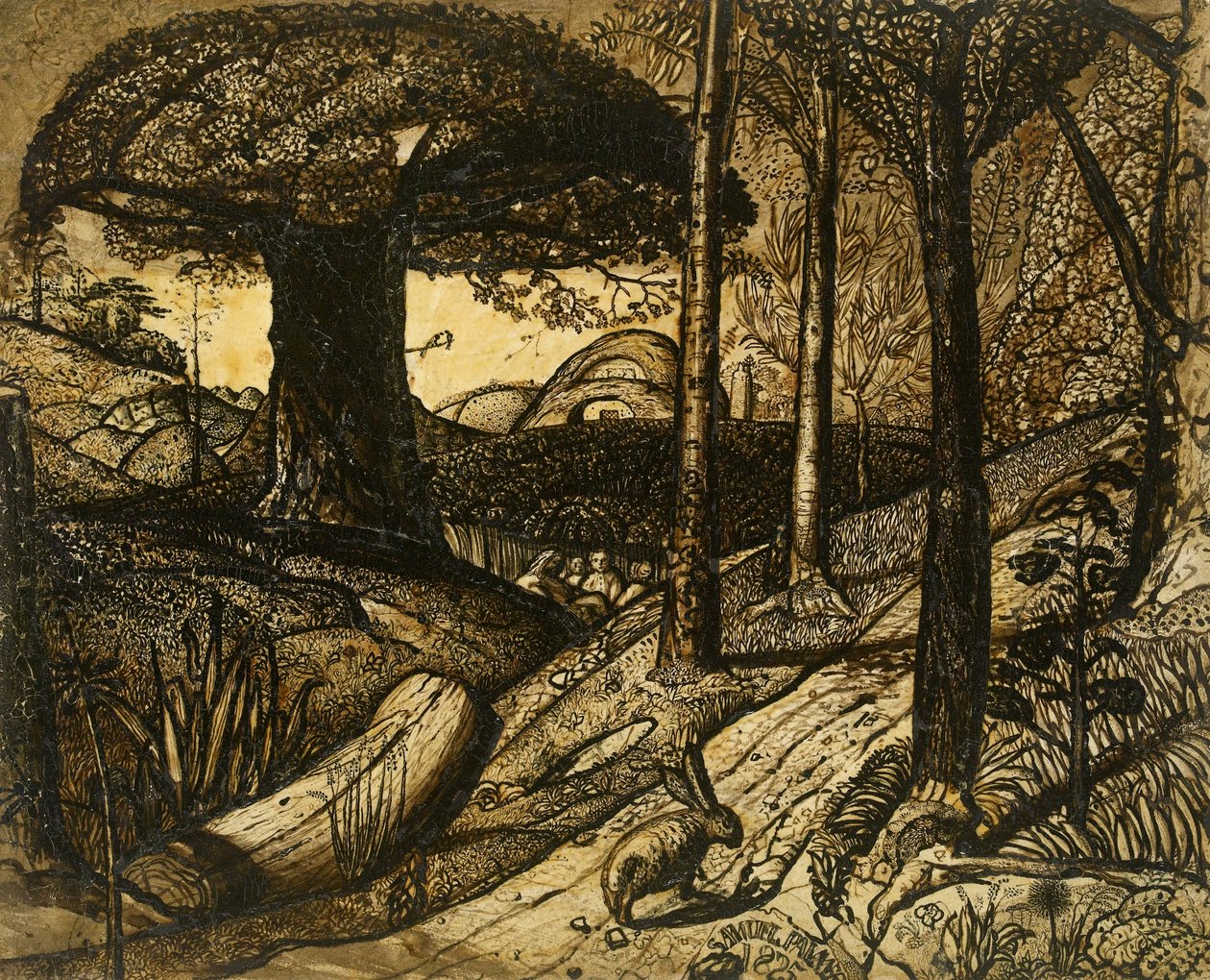 Kora reggel, 1825 alkotó: Samuel Palmer