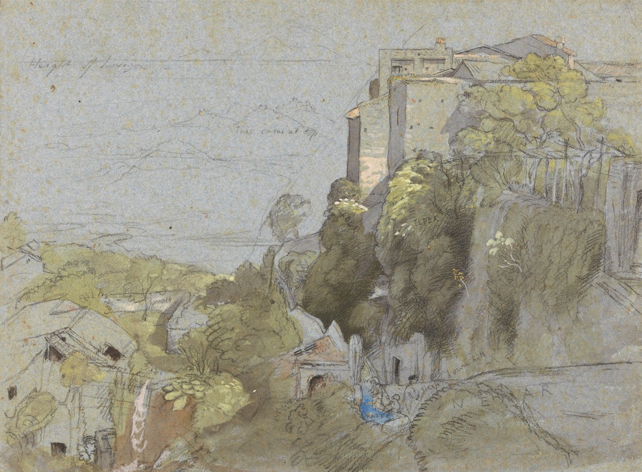 Olasz hegyi város alkotó: Samuel Palmer