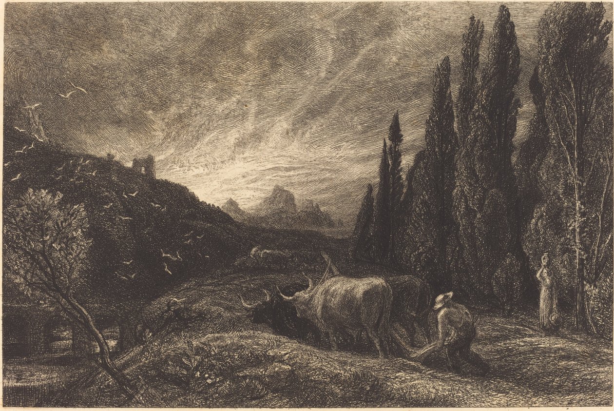 A korai szántó alkotó: Samuel Palmer