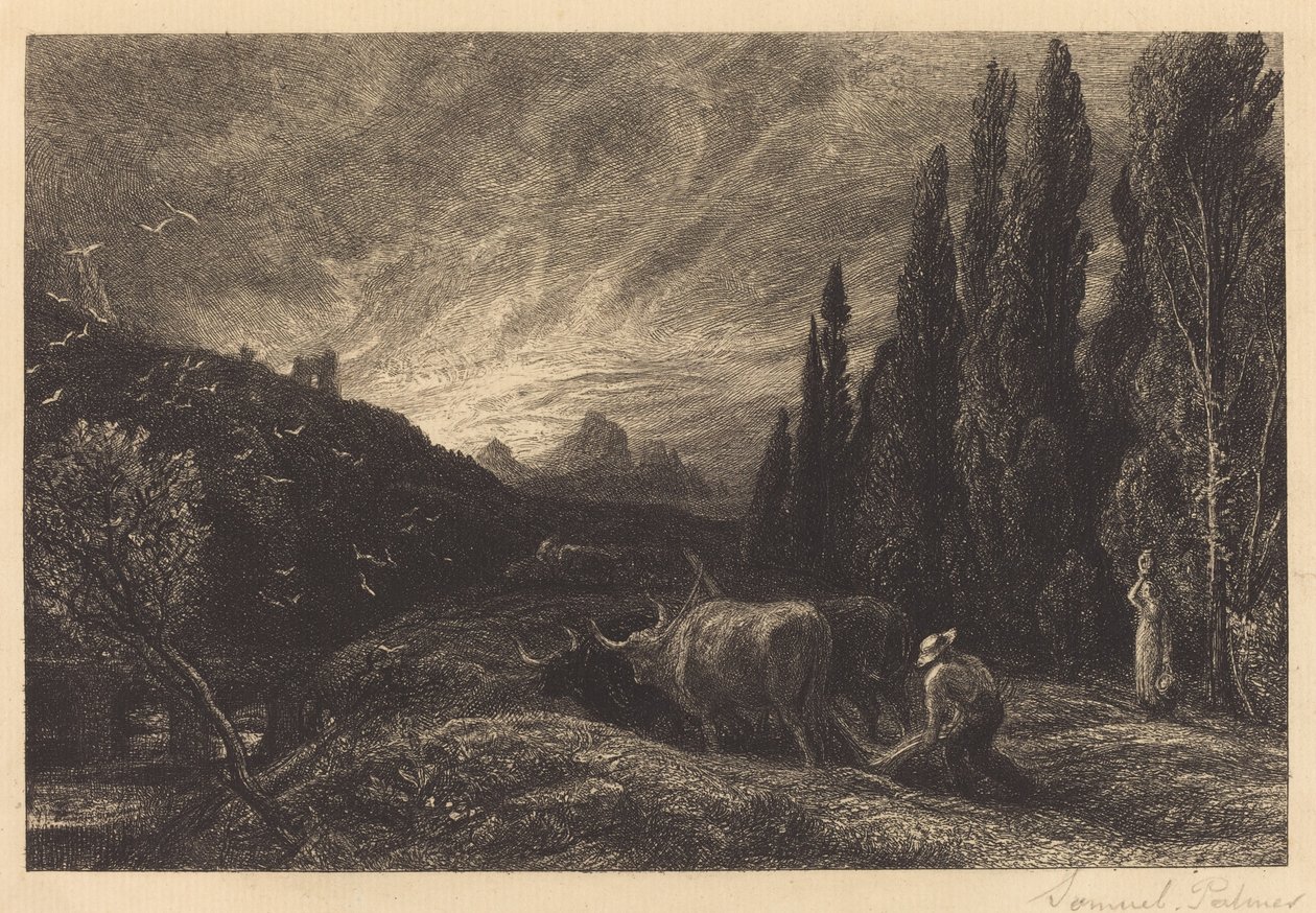 A korai szántó alkotó: Samuel Palmer