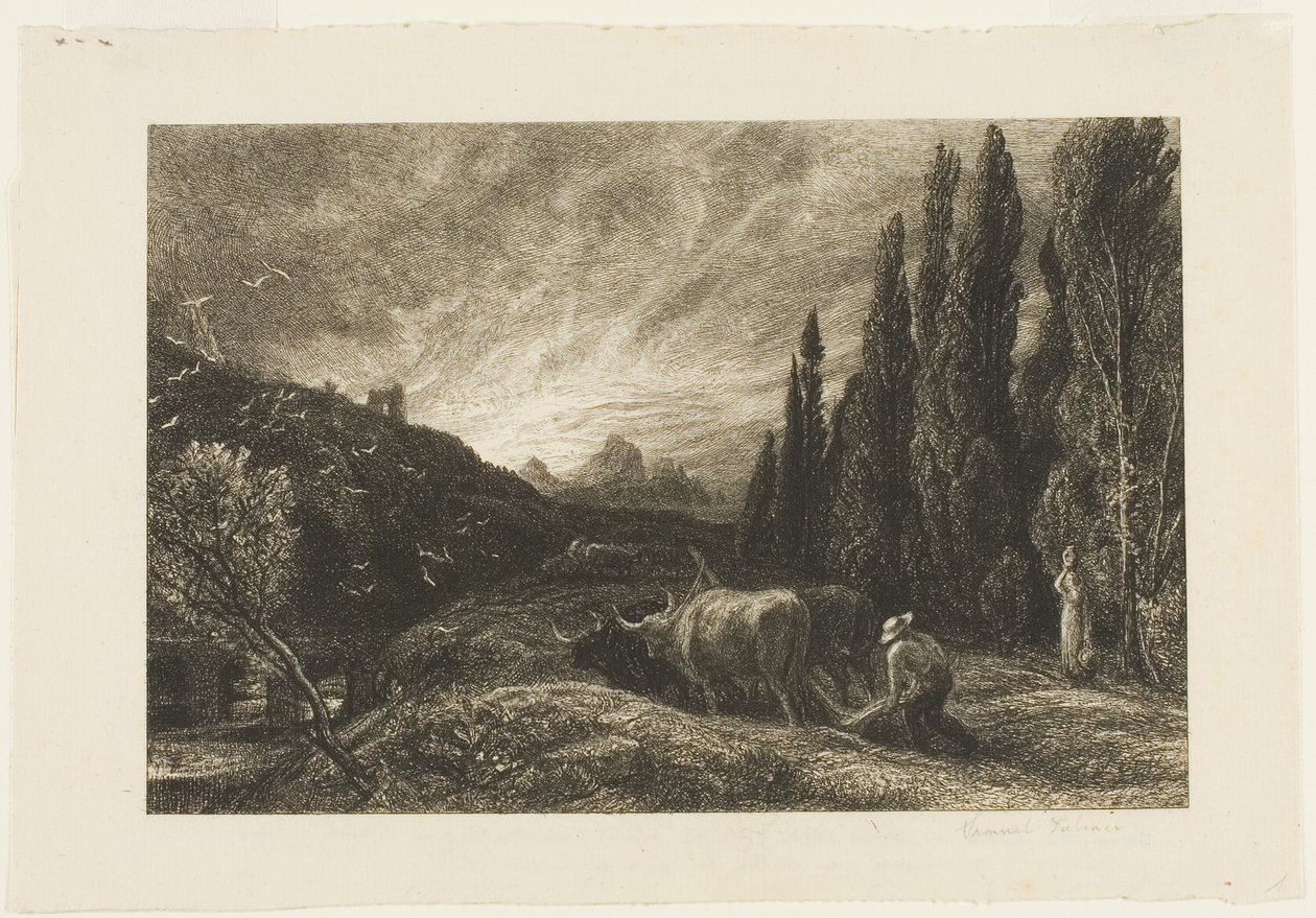 A korai szántó alkotó: Samuel Palmer