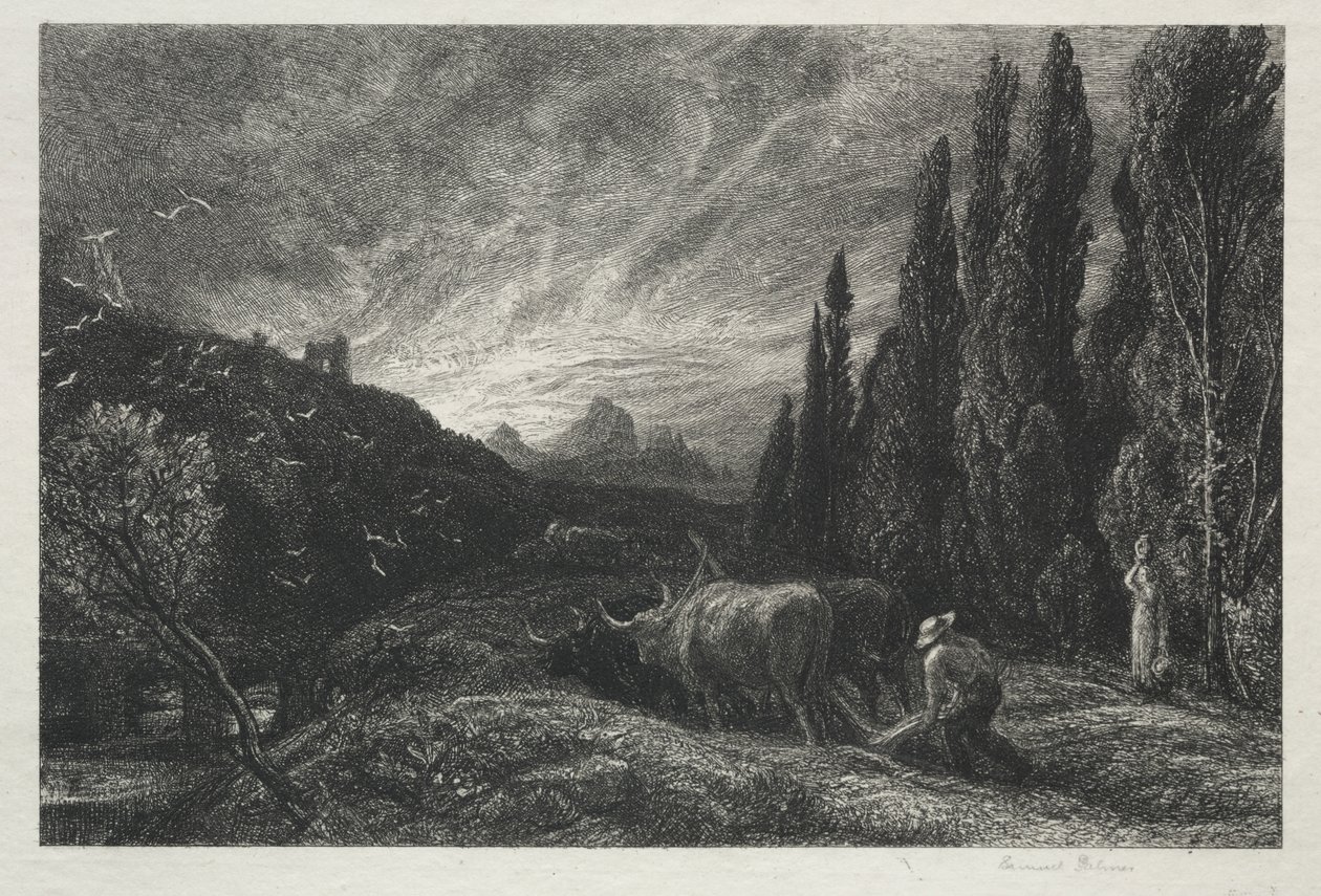 A korai szántó alkotó: Samuel Palmer
