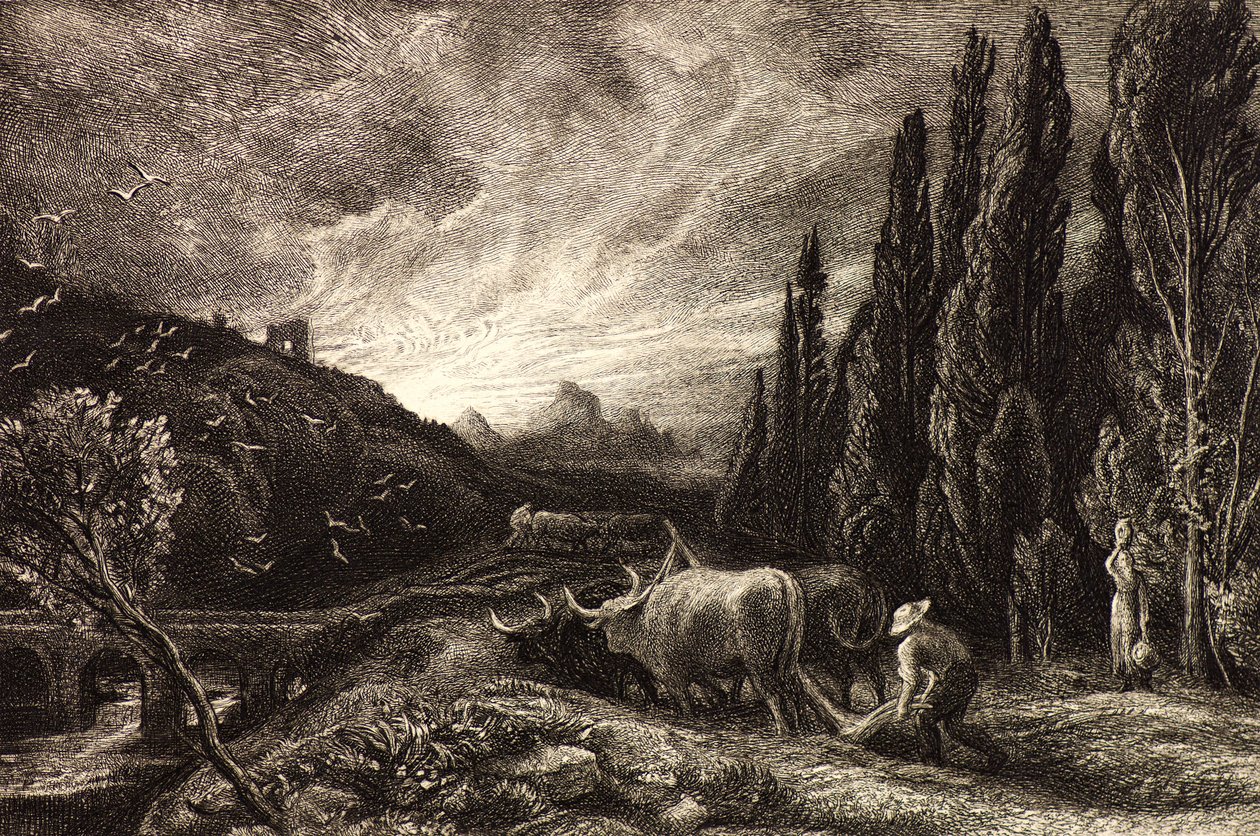 A korai szántó alkotó: Samuel Palmer