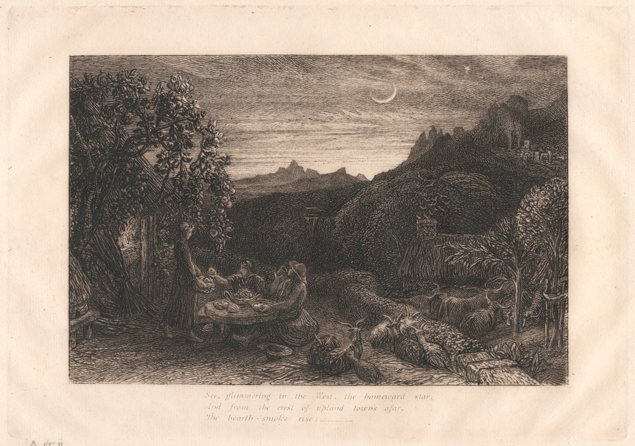 A hazafelé vezető csillag alkotó: Samuel Palmer