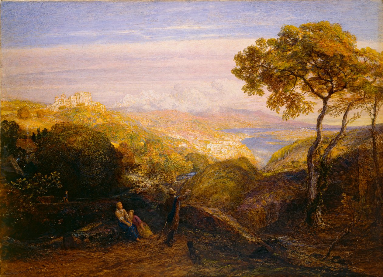 A kilátás, 1864-1881 alkotó: Samuel Palmer