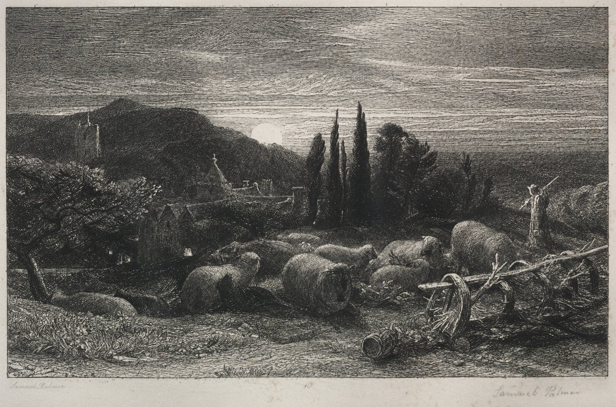 A Felkelő Hold alkotó: Samuel Palmer