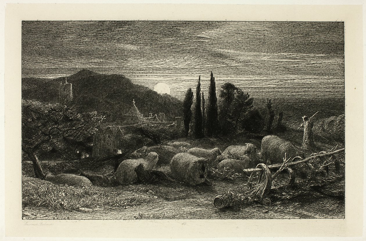 A felkelő hold alkotó: Samuel Palmer