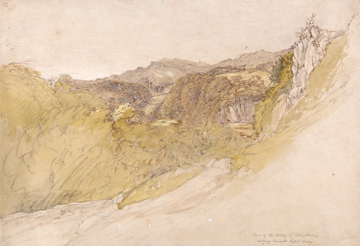 Dolwyddelan völgye alkotó: Samuel Palmer