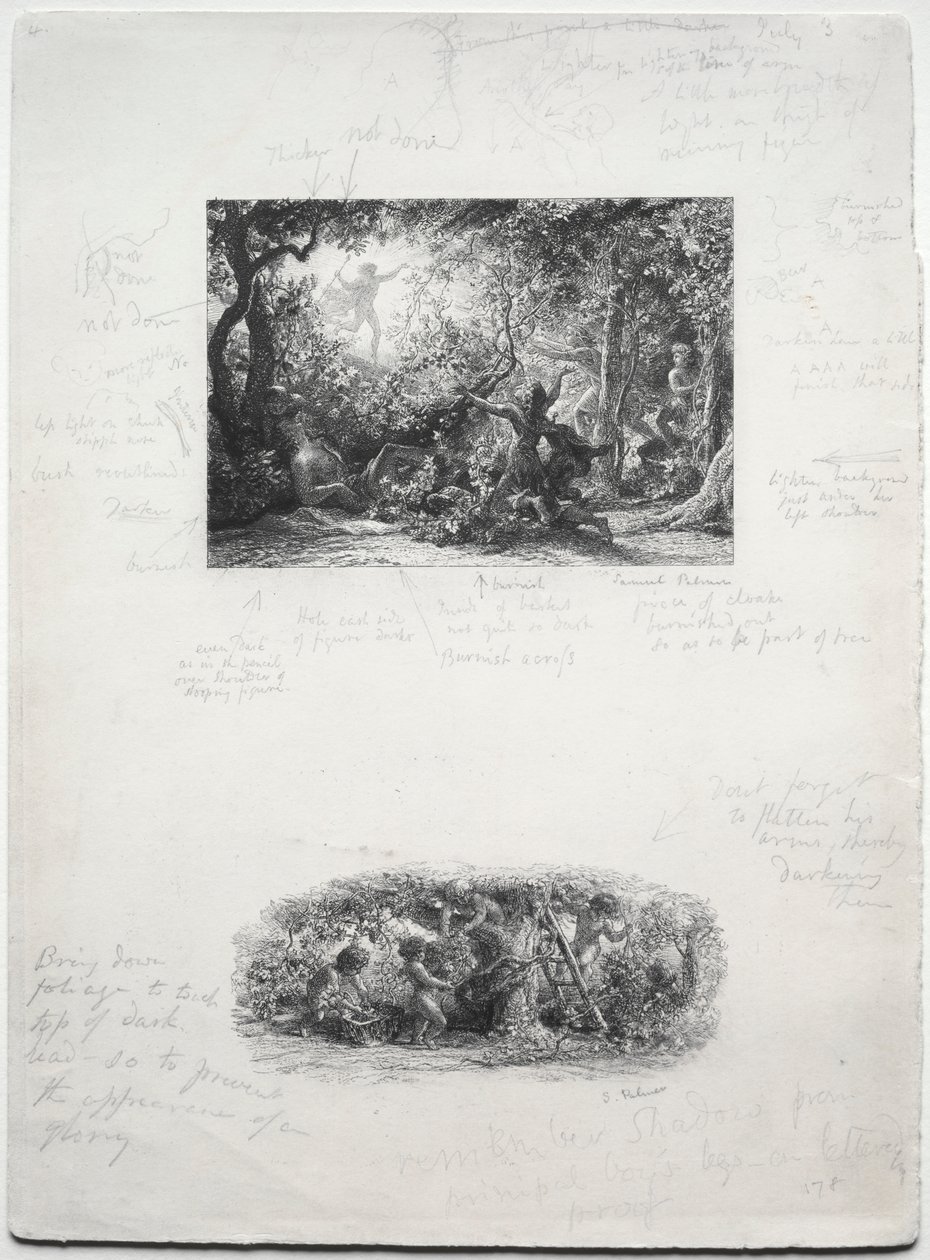 A szőlő alkotó: Samuel Palmer