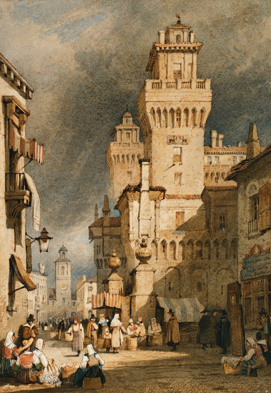 Ferrara, Olaszország, alkotó: Samuel Prout