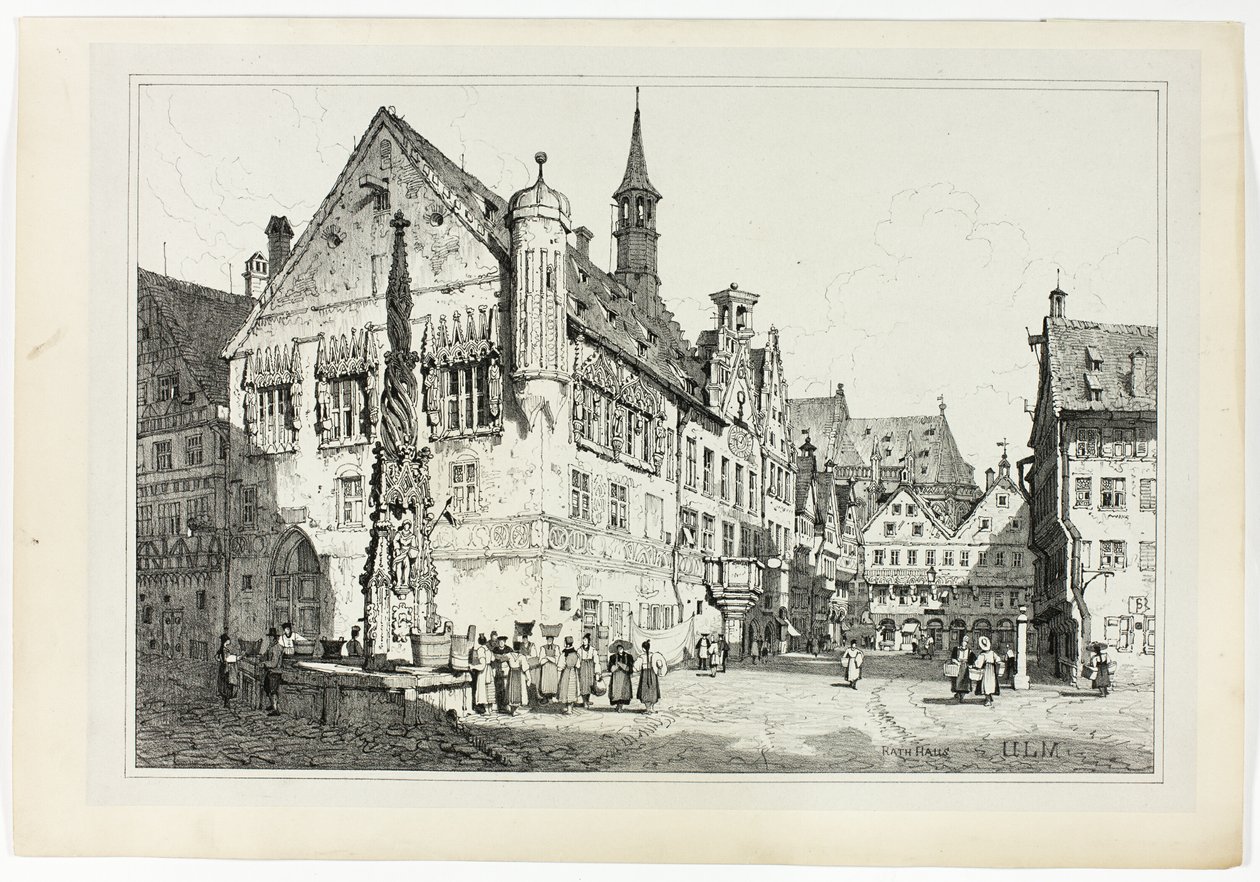 Rath-ház, Ulm alkotó: Samuel Prout