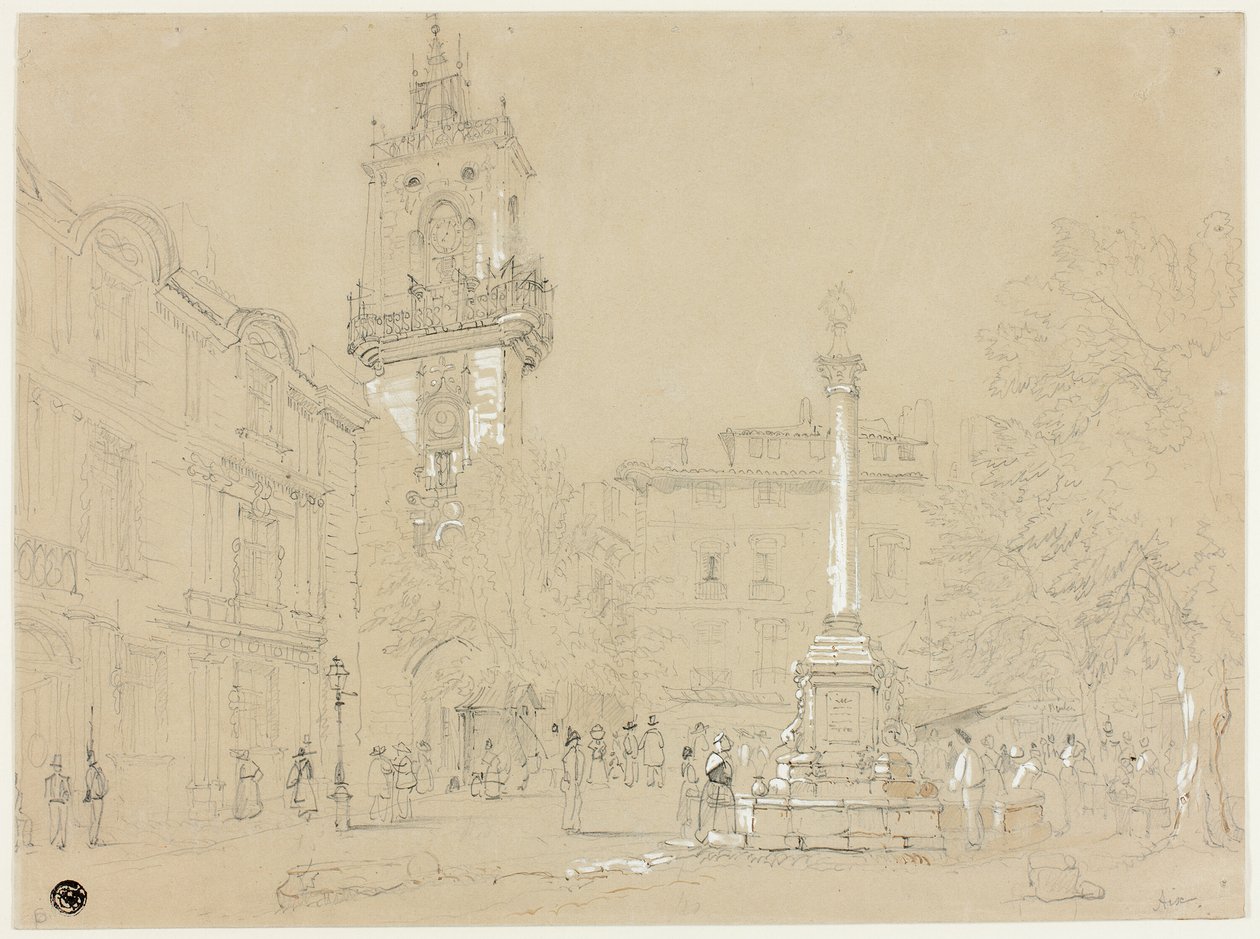 Aix-en-Provence-i tér alkotó: Samuel Prout