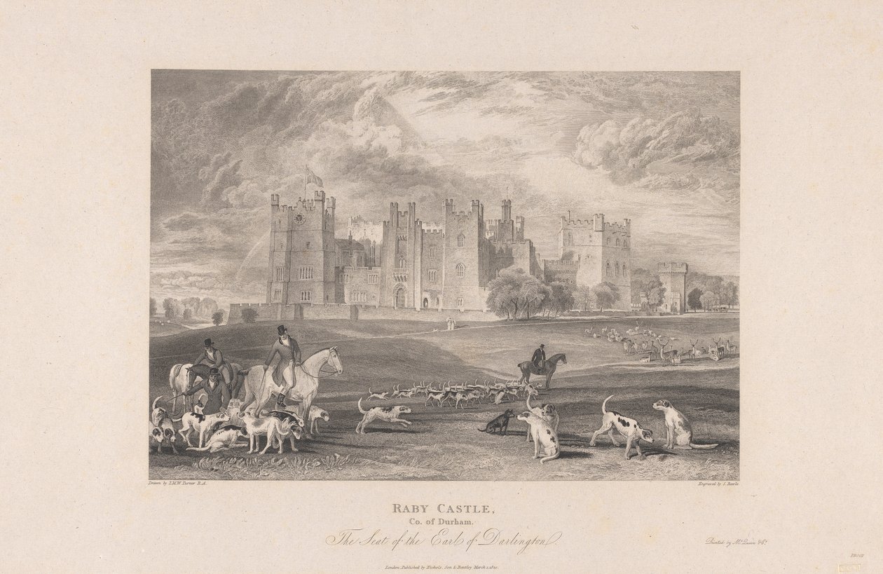 Raby kastély, Durham megye alkotó: Samuel Rawle